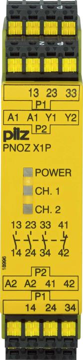 Image du produit Pilz 787100 PNOZ X1P C 24VDC 3n/o 1n/c