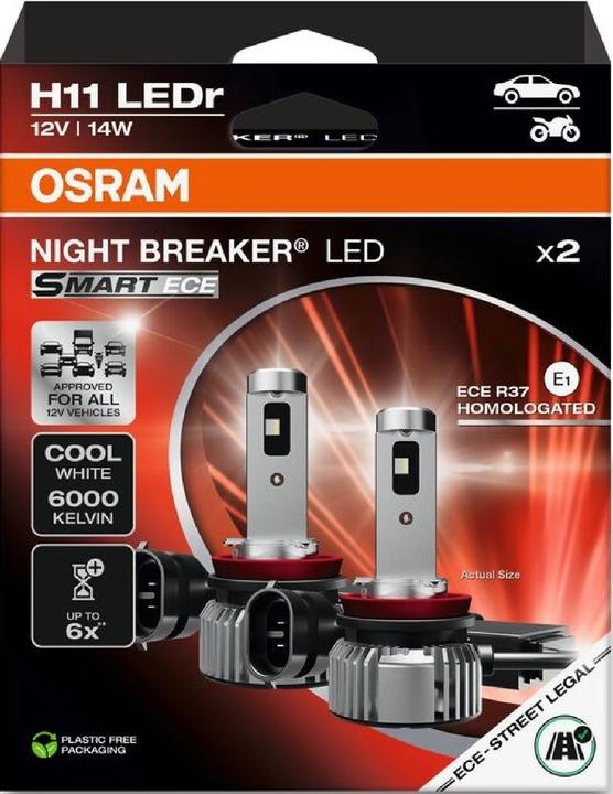 Produktbild Osram Smart ECE mit Night Breaker (H11)