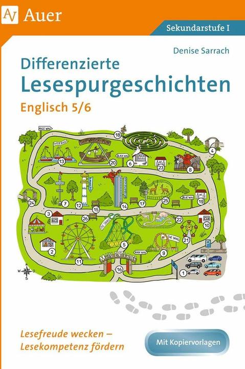 Produktbild Differenzierte Lesespurgeschichten Englisch 5-6 (Deutsch, Denise Sarrach, 2020)