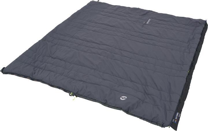 Actual product image Outwell Camper Sleeping Bag, Left zipper, Grey (235 cm)