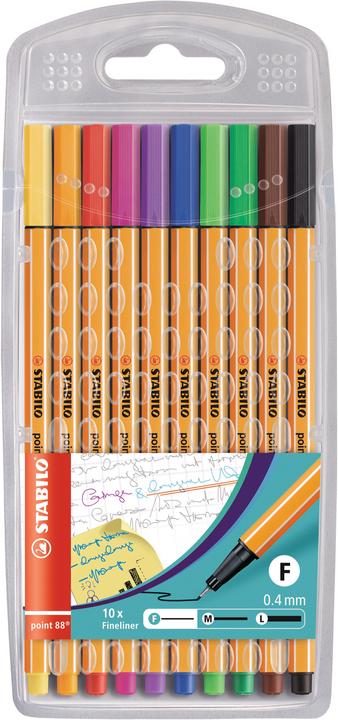 STABILO Borsa Point 88 (Multicolore, 10 x)