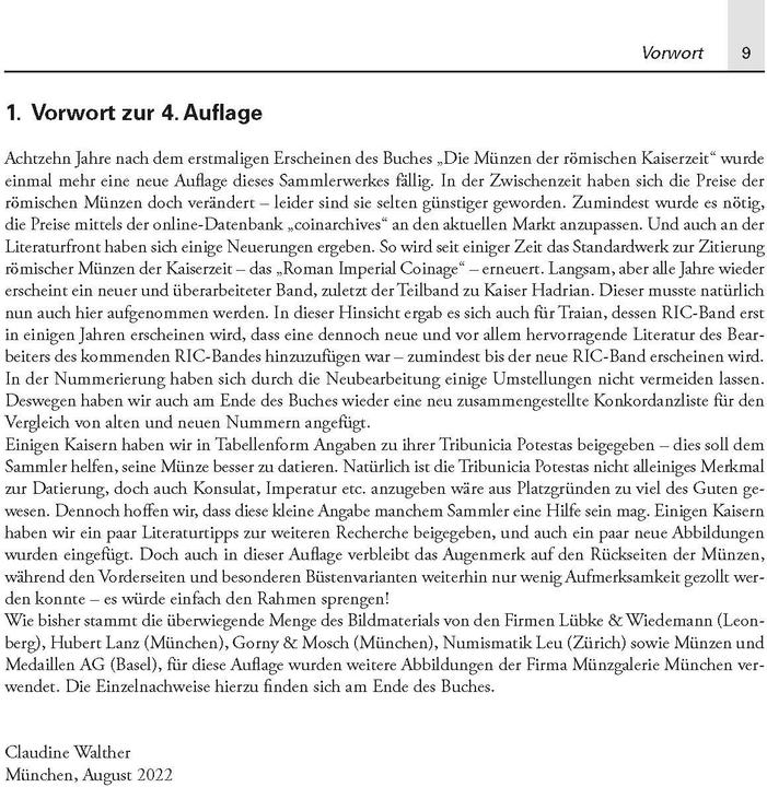 Produktbild Die Münzen der römischen Kaiserzeit (Deutsch, Claudine Walther, Ursula Kampmann, 2022)