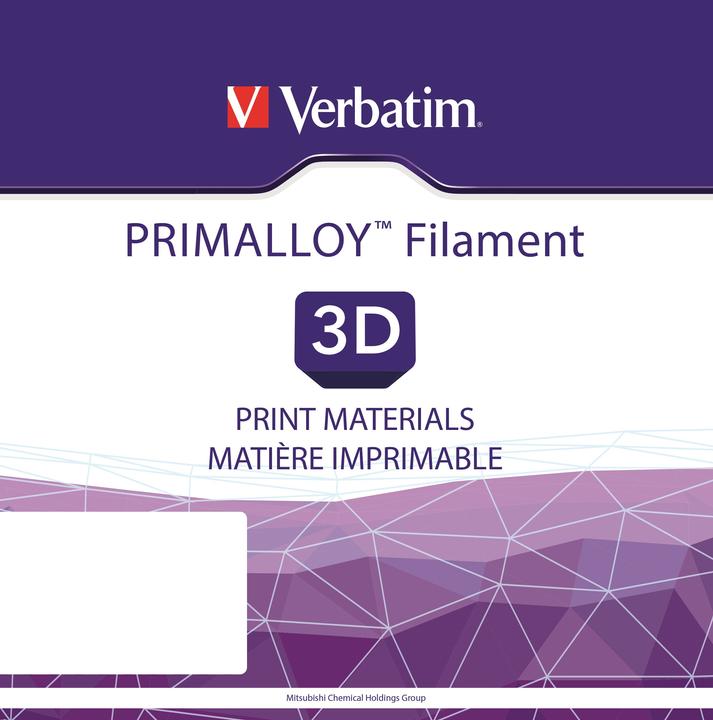Produktbild Verbatim 1.75mm, Primalloy, schwarz, 500g (Primalloy, 1.75 mm, 500 g, Schwarz)