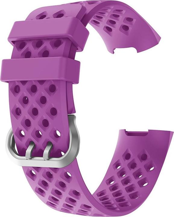Produktbild Cover-Discount Fitbit Charge - Silikon Sportarmband gelöchert violett (Silikon)