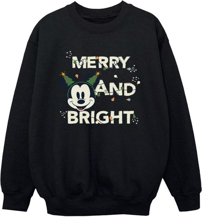 Actual product image Disney Boys Mickey Mouse Merry & Bright Sweatshirt (104)