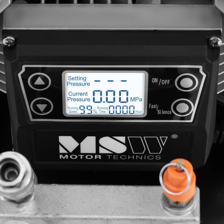 Produktbild MSW Kompressor ölfrei 3 - 12 bar 50 L 3000 W Druckluft-Kompressor Luftkompressor (12 Bar, 50 l)