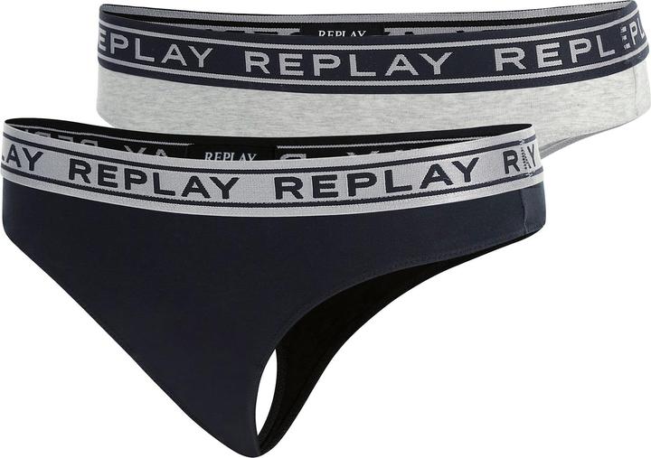 Replay Women's pants with logo waistband 2-pack (L, pack of 2)