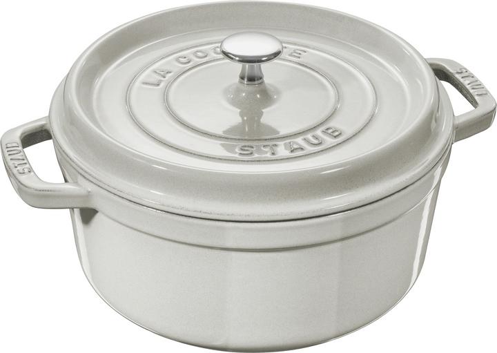 Ronde cocotte (18 cm, Braadpan + kasserol, Gietijzer)