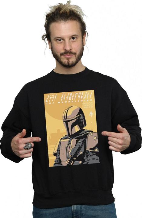 Produktbild Star Wars The Mandalorian Art Poster Sweatshirt (XL)