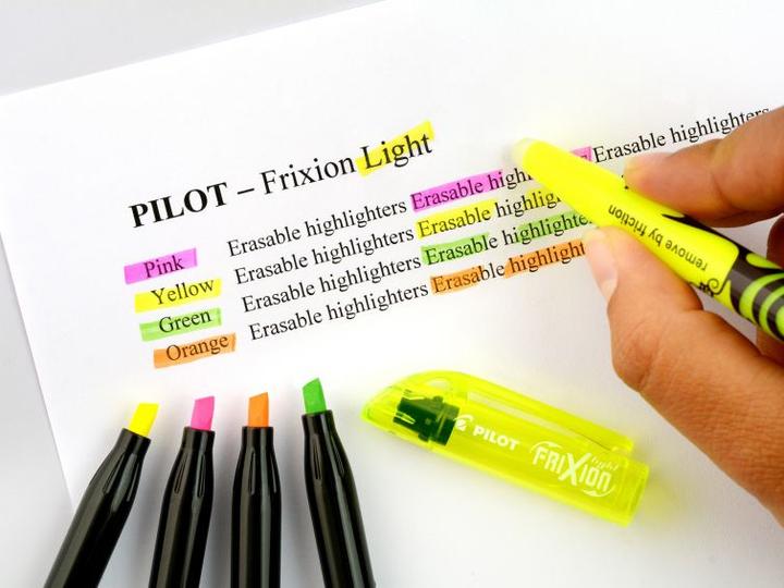 Actual product image Pilot Highlighter Frixion, line width 3.8 mm, erasable, set of 3 or set of 12 (Yellow, 3.80 mm, 12 x)