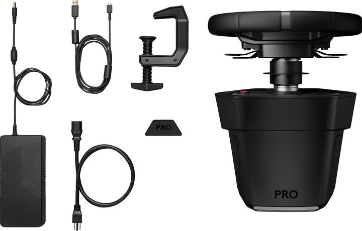 Actual product image Logitech G PRO Wheel - BLACK - PLUGE - EMEA (PS4, PS5, PC)