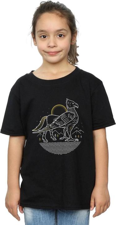 Immagine prodotto Buckbeak Line Art Maglietta Ragazze (152, 158)