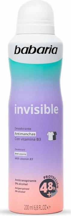 Produktbild Babaria Desodorant Spray Unsichtbar 200ml (Spray, 200 ml)