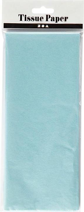 Actual product image Creativ Company Tissue paper light blue 10 sheets 14 gr, 50x70cm (14 g/m², 10 x)