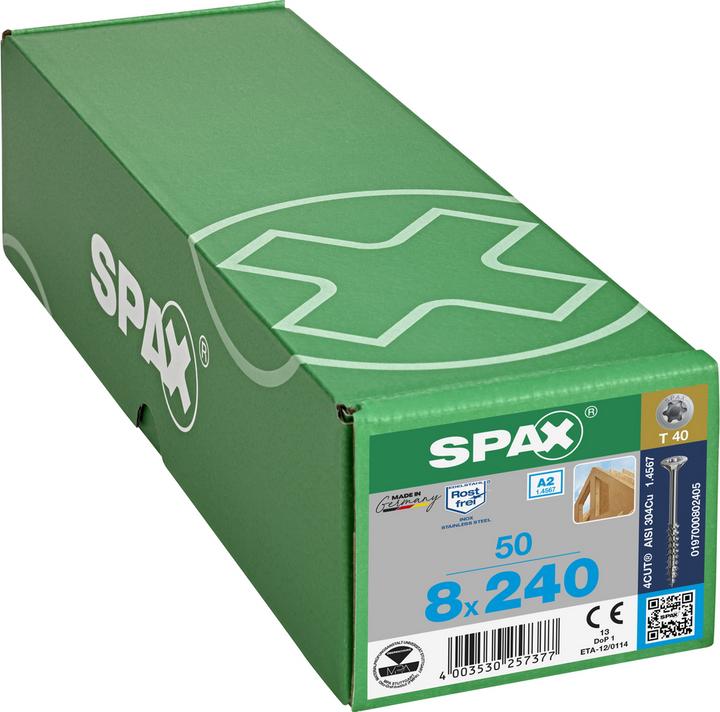 Productafbeelding Spax Houtbouwschroeven (50 Schroeven per stuk)