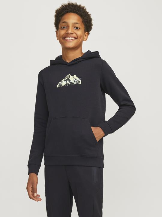 Produktbild Jack & Jones Jcomountain Logo Sweat Hood Sn Jnr (140)