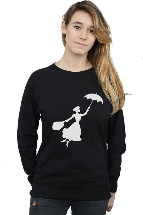 Immagine prodotto Disney Mary Poppins Flying Silhouette Felpa Donna (L)