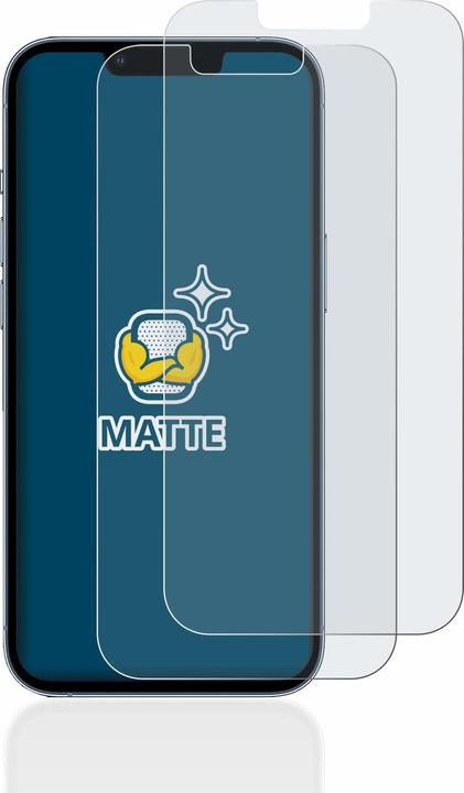 Produktbild BROTECT Entspiegelungs-Schutzfolie Displayschutz Matt (2 Stück, Apple iPhone 13 Pro)