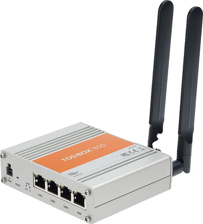 Produktbild Tosibox 650 WAN, LAN, WiFi. Throughput 70 Mbit/s. 4 year Perpetual License.