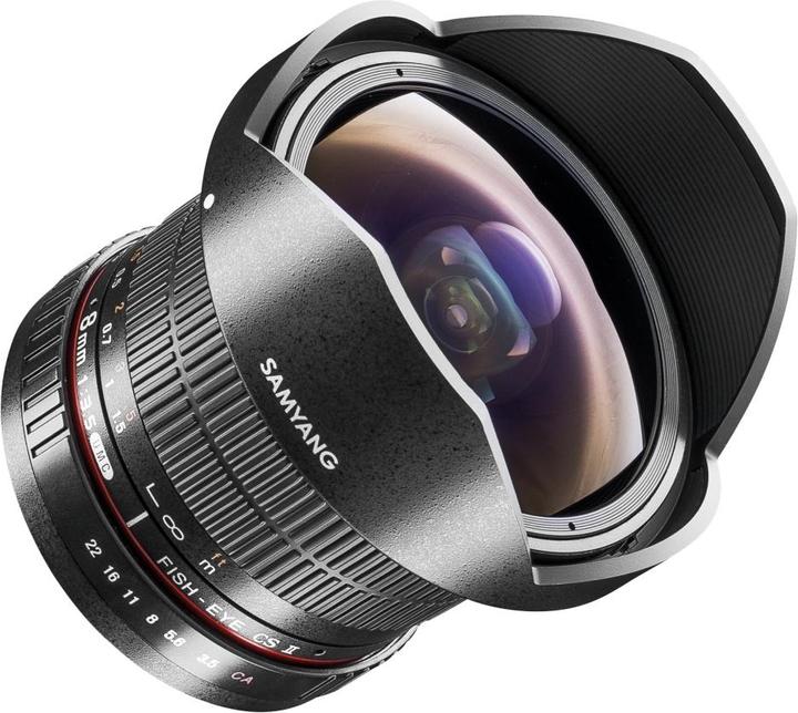 Immagine prodotto Samyang 8mm F3.5 CSII Sony A-Mount (Sony A, APS-C / DX)