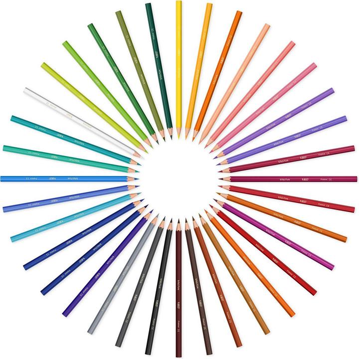 Actual product image Bic Kids Ecolution Evolution Kleurpotloden, 36st. (Multicoloured, 36 x)