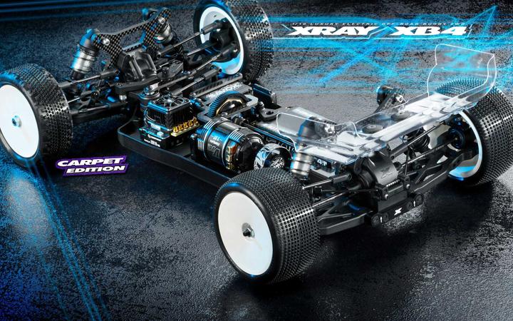 Produktbild Xray XB4C'24 - 4WD 1/10 ELECTRIC OFF-ROAD CAR - CARPET EDITION (Kit)