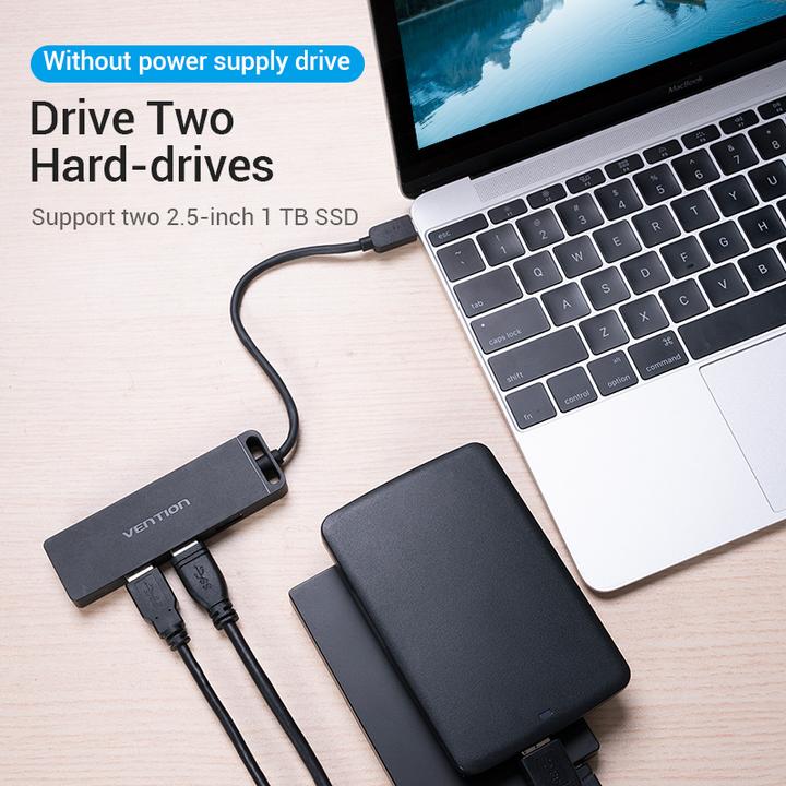 Produktbild Vention 5-in-1 USB-C Hub (USB-C, 4 Ports)