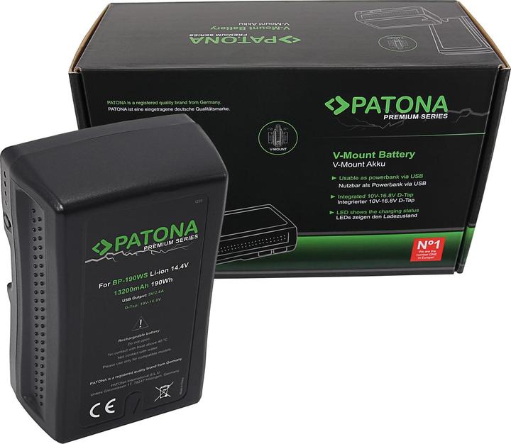 Produktbild Patona Sony BP-190WS V-Mount (Akku)