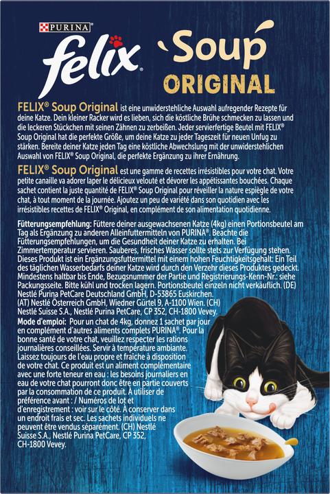 Actual product image Felix Soup (Adult, 6 pcs., 288 g)