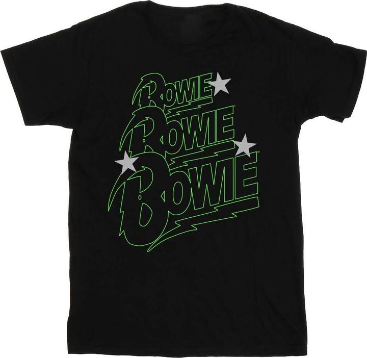 Produktbild David Bowie Multiple Neon Logo TShirt (S)