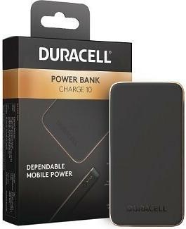 Productafbeelding Duracell Charge 10, PD 18W, 10000mAh powerbank (zwart) (10000 mAh, 18 W, 37 Wh)