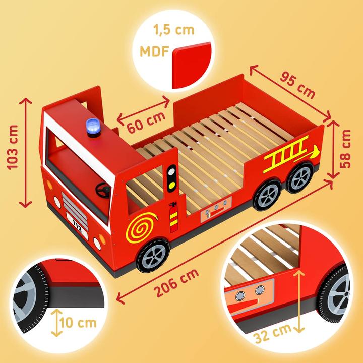 Produktbild Casaria Feuerwehr (90 x 200 cm)