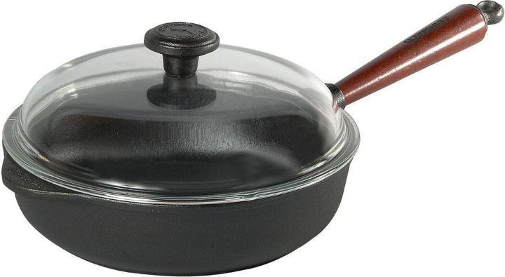 Actual product image Skeppshult Cast Iron Pan 24 cm Beech (24 cm, Frying pan, Cast iron)