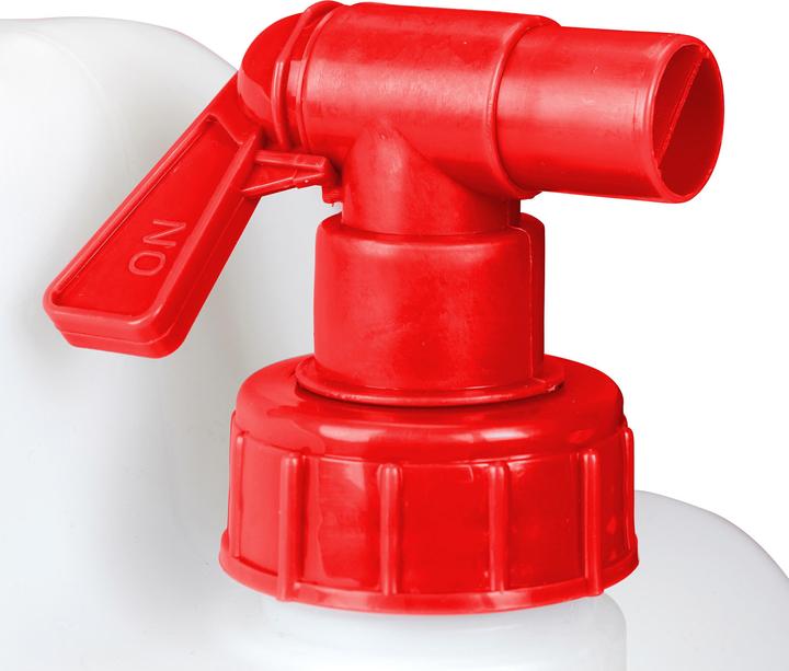 Image du produit Relaxdays Bidon d'eau avec robinet, transparent et rouge