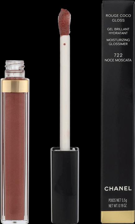 Actual product image Chanel Rouge Coco Gloss (722 Noce Moscata)