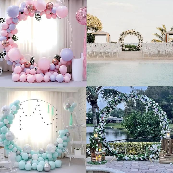 Actual product image Hermex Balloon arch frame Balloon arch circle holder Metal arch Balloon arch stand
