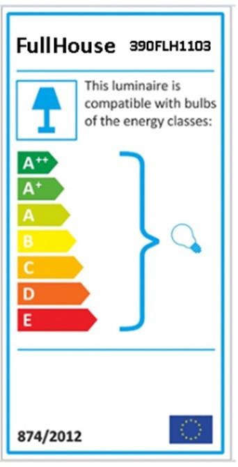 Etichetta energetica Opviq Lochlan (E27)