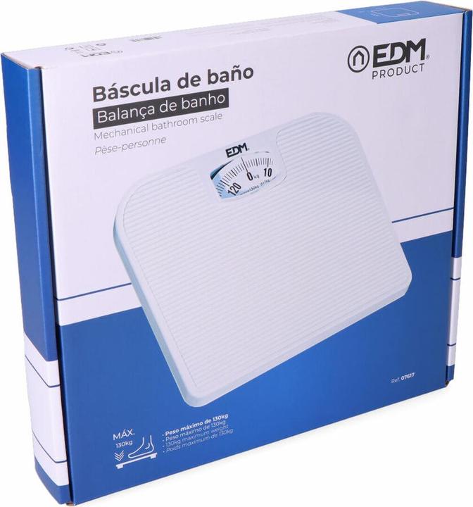 Actual product image EDM Mechanical Bathroom Scales Max 130kg (130 kg)
