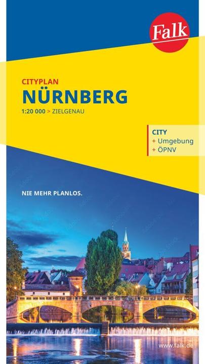 Produktbild Falk Cityplan Nürnberg 1:20.000