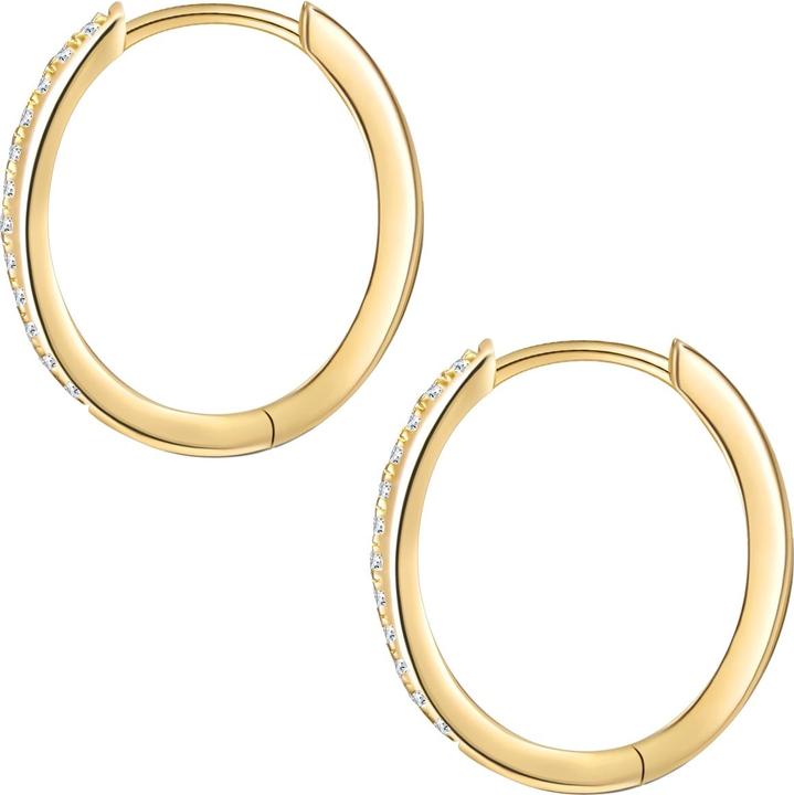 Produktbild Glanzstücke München Damen Sterling Silber Zirkonia gelbgold - 31992 (Sterling Silber)