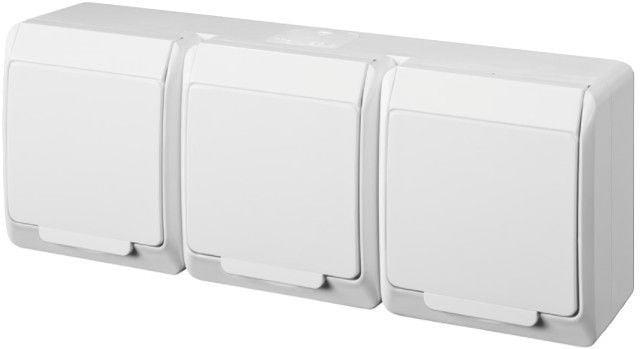 Actual product image Elektro-Plast PLUG SOCKET HERMES 0326-02 WHITE