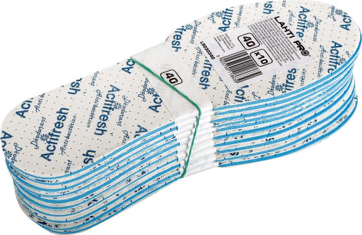 Produktbild Lahti Pro Antibacterial shoe insoles, 10 pairs, "41", lahti