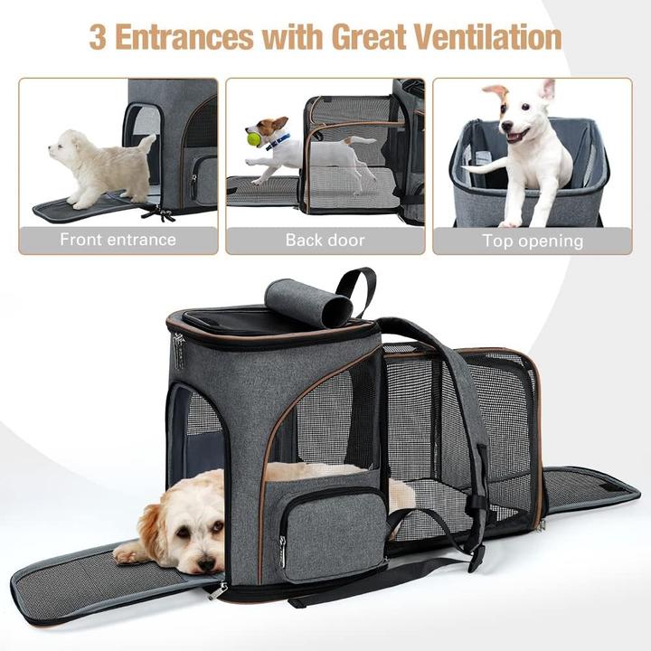 Actual product image Lekesky Transportrucksack (Cat, Dog, Small animal, Breathable, Washable, Foldable)