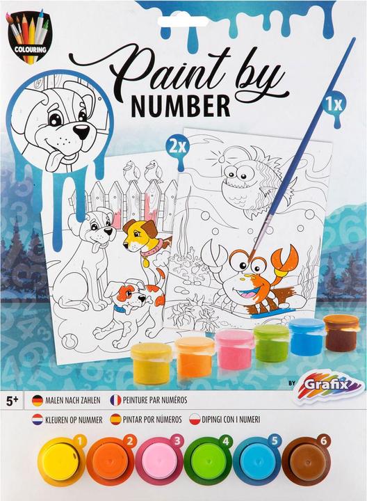 Image du produit Grafix Peinture par numéros - Animaux