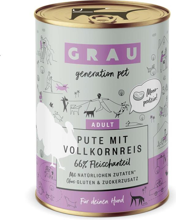 Image du produit Grau Nourriture humide pour chiens (Adulte, 400 g)