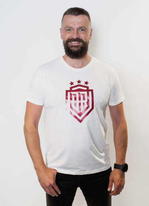 Actual product image Dinamo Men's T-SHIRT XL "" WITH RED METALLIC PRINTING (XL)