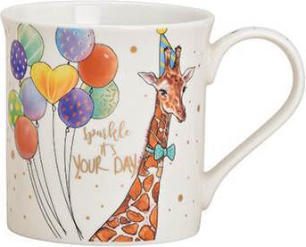 Image du produit Beanarella Mug anniversaire Girafe, porcelaine (300 ml)