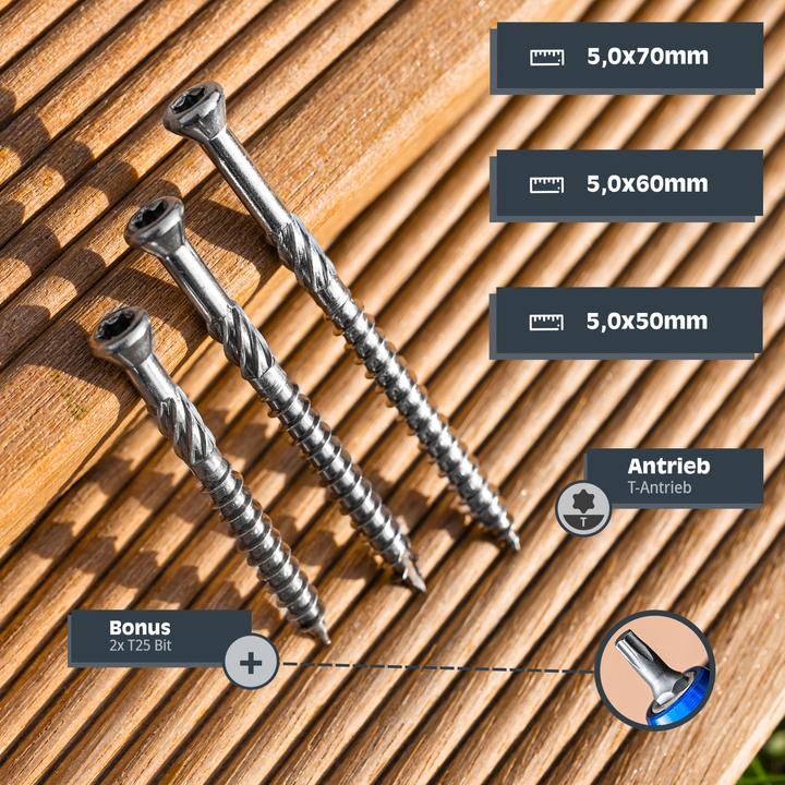 Produktbild Helpmate Terrassenschrauben (50 Schrauben pro Stück)