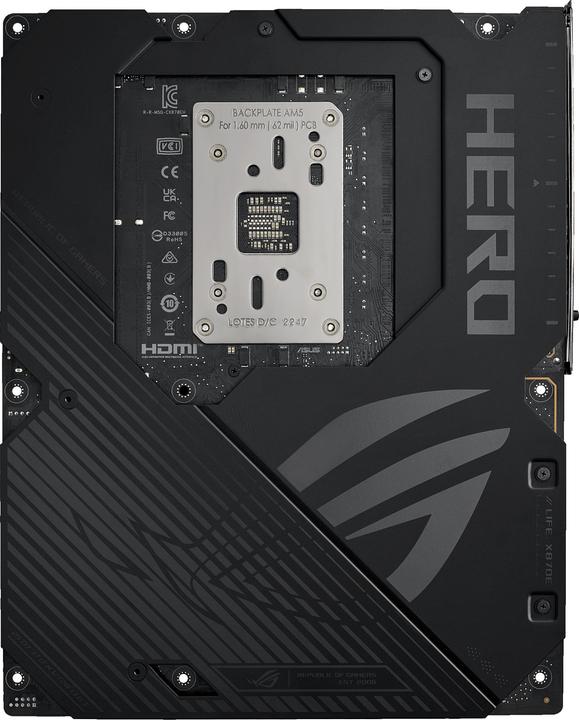 Produktbild ASUS Rog Crosshair X870e Hero (AM5, AMD X870E, ATX)