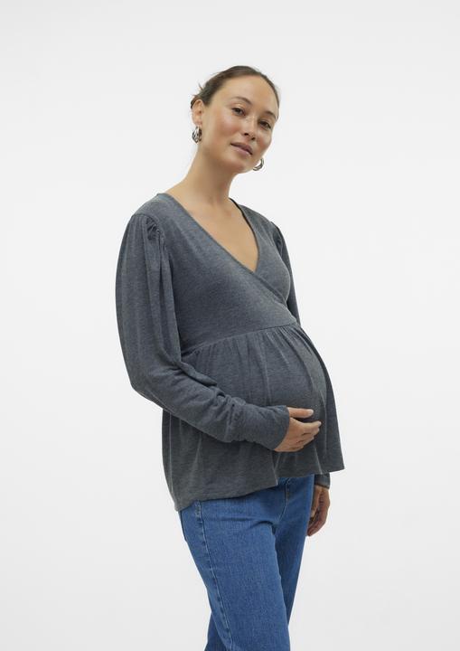 Produktbild Mamalicious Normal geschnitten V-Ausschnitt Top Bluse (S)